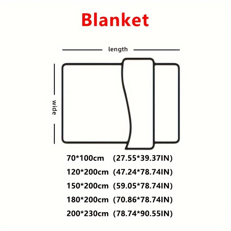 Solid Color Milk Velvet Blanket with Pillowcase for Couch and Bedroom