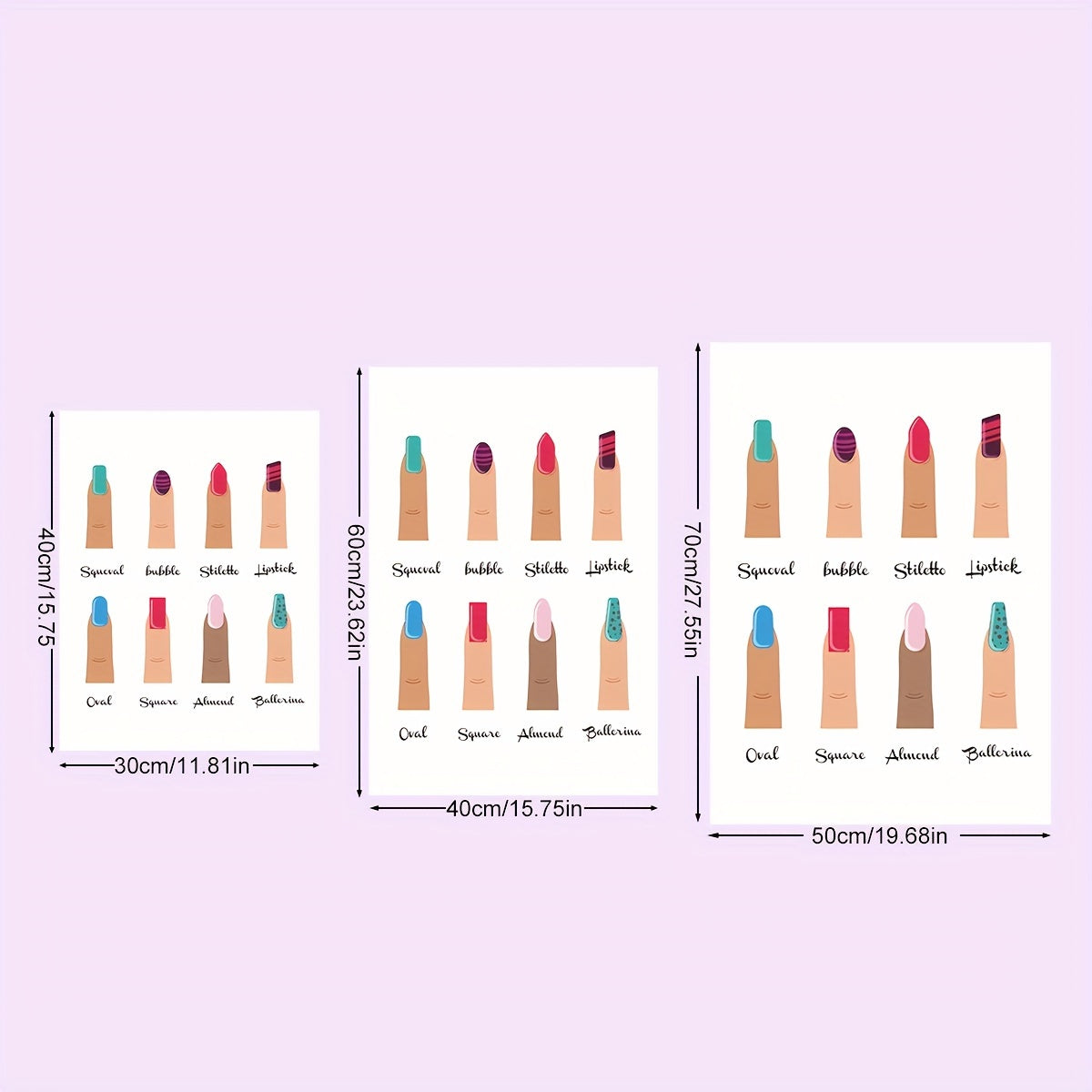 Постер-картина для ногтей, настенное искусство для домашнего декора, современное искусство в стиле ар-деко, классический стиль