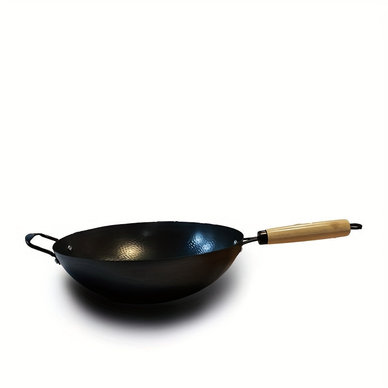 Cast Iron Dutch Oven Hammered Finish Non-Stick Versatile Round Casserole Durable Cookware