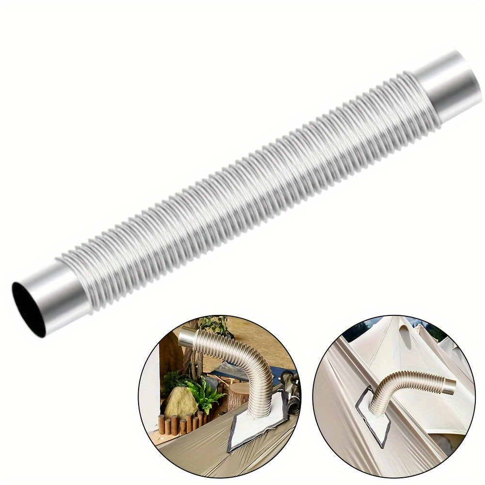 Stainless Steel 90° Elbow Chimney Liner for Indoor Outdoor Use Rust Resistant