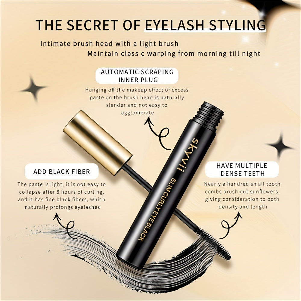 Waterproof Lengthening Curling Volumizing Mascara Black Water Resistant All Skins