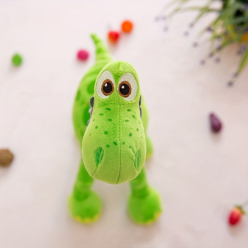 Cartoon Brachiosaurus Dinosaur Plush Toy for Medium Breeds Soft Durable Fabric