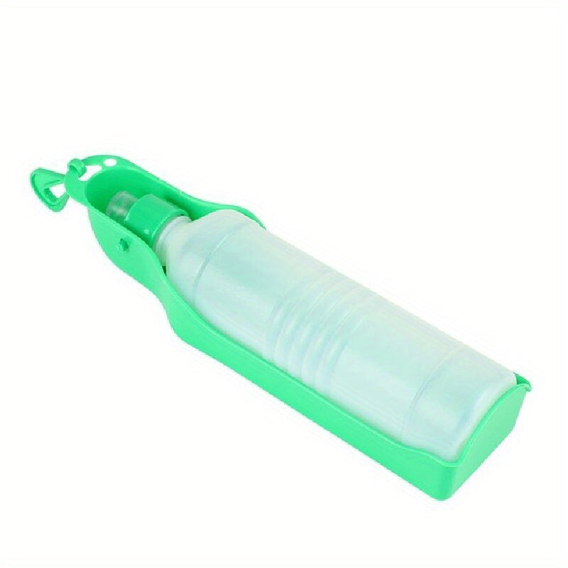 Dog Water Bottle 250ml 500ml Foldable Plastic Portable Outdoor Water Dispenser