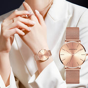 Women's Light Luxury Watch with Elegant Design and Precise Movement