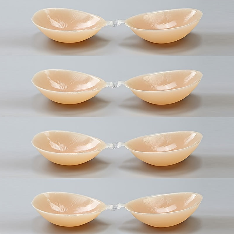 Silicone Lift Bra Strapless Push-Up Seamless Breathable Machine Washable Women