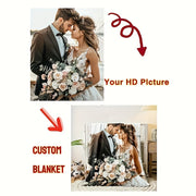 Maxsus Rasm Flanel Yostiq Yumshoq Qulay Barcha-Mavsum Uchun Qaytarish Shaxsiylashtirilgan Sovg'a