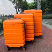 Women's 3-Piece Spinner Luggage Set Hard Shell ABS PC Lightweight TSA Lock Zipper Closure