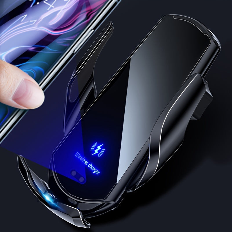 Wireless Car Phone Holder Universal Magnetic Charger Dock Durable Plastic