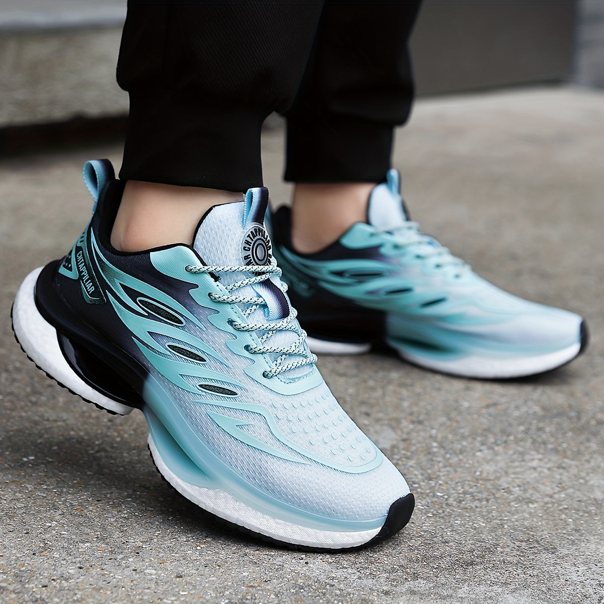 Men's Breathable Running Shoes for Outdoor Jogging Lightweight Casual Sneakers