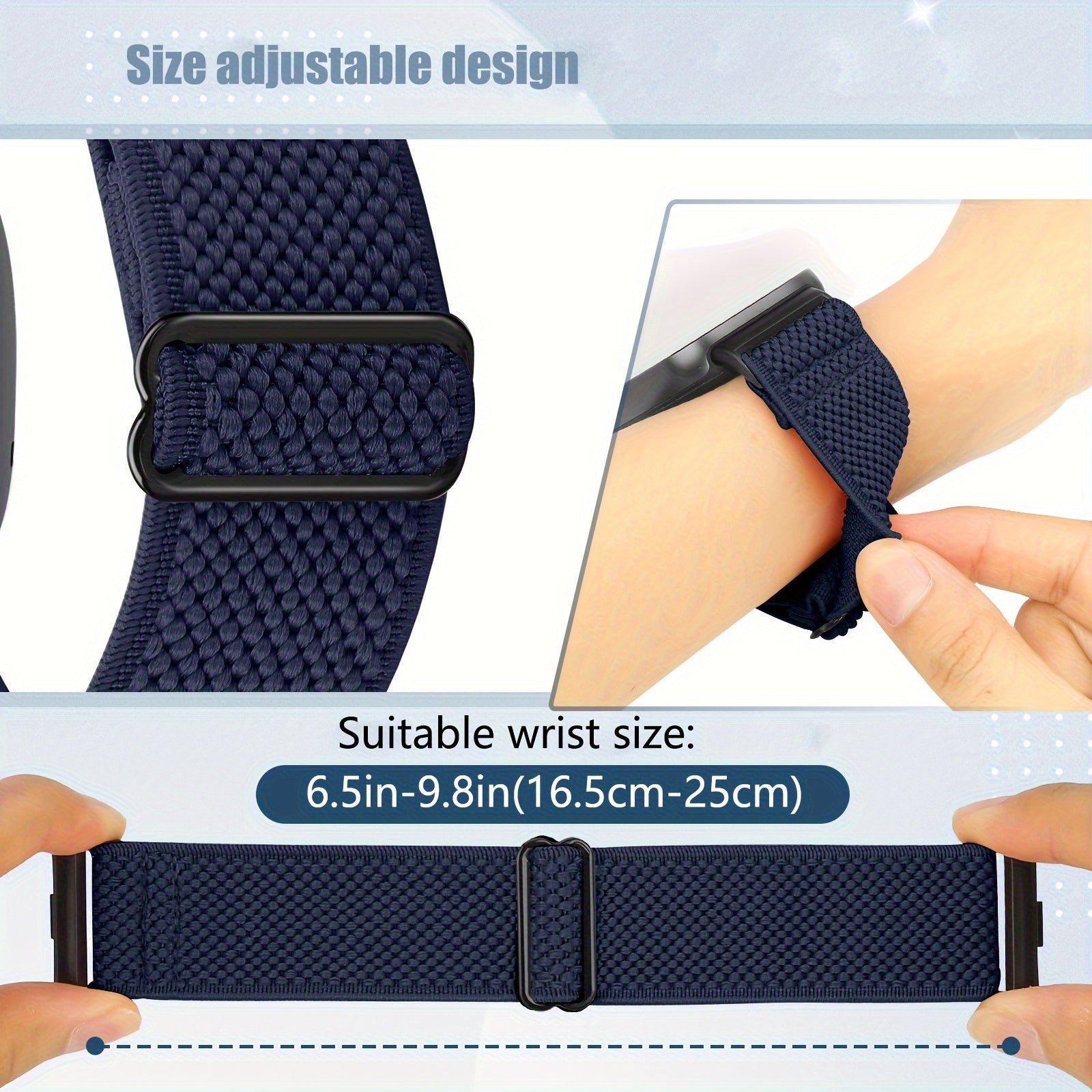 3-комплект нейлоновых сменных ремешков для Xiaomi Redmi Watch 4 и Band 8 Pro, регулируемые спортивные ремешки