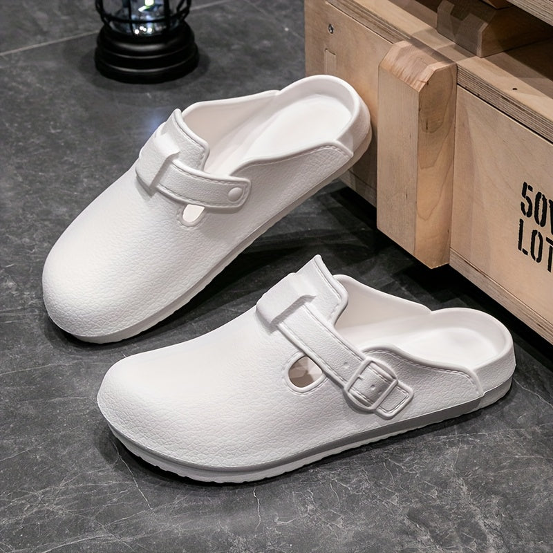 Unisex Slip-On Cushioned Slippers for Indoor Outdoor Use Comfortable Garden Shoes