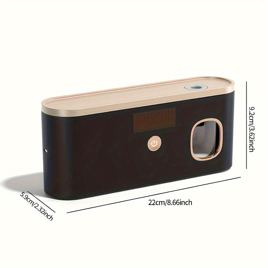 Devorga o'rnatiladigan tish cho'tkasi ushlagichi, USB zaryadlash, uzoq muddatli batareya, aqlli UV texnologiyasi va uyda foydalanish uchun saqlash tokchasi (RA-903) - teshiklar kerak emas.