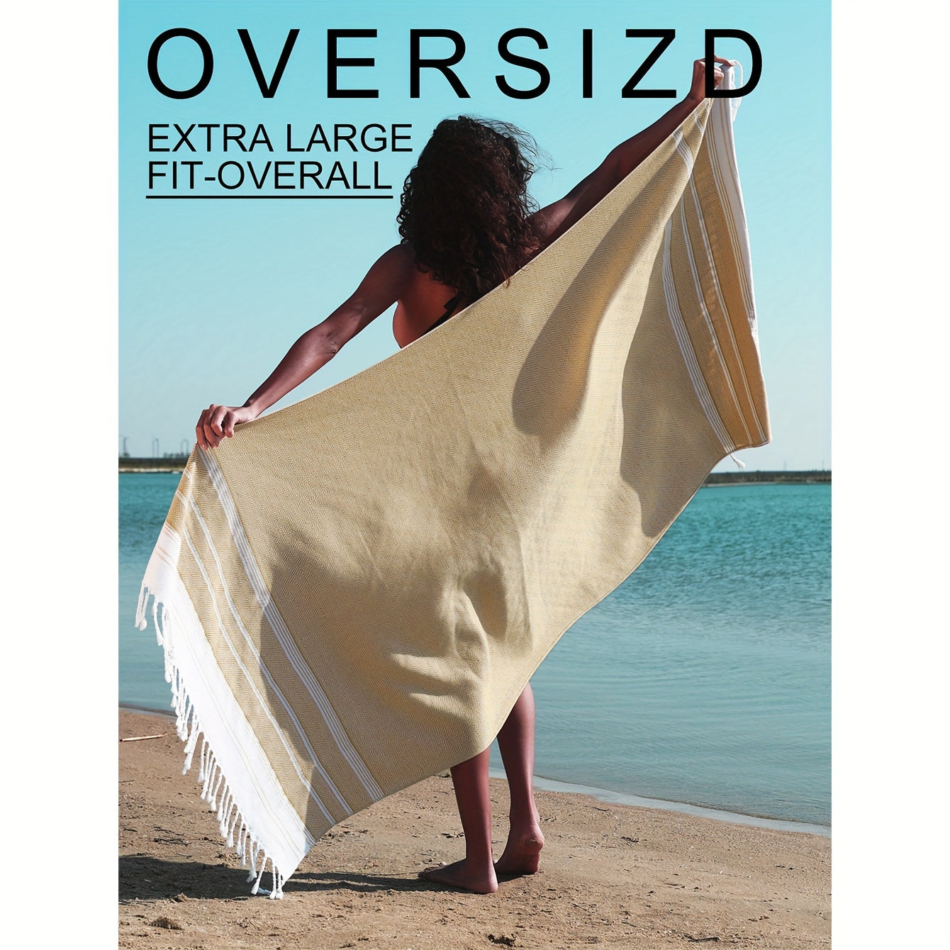 XL Турецкое пляжное полотенце быстро сохнет, защищено от песка и легкое. Идеально подходит для бассейна, плавания, путешествий и кемпинга. Имеет тропический геометрический дизайн. Отличный подарок для мужчин, женщин, учителей и любителей пляжа.