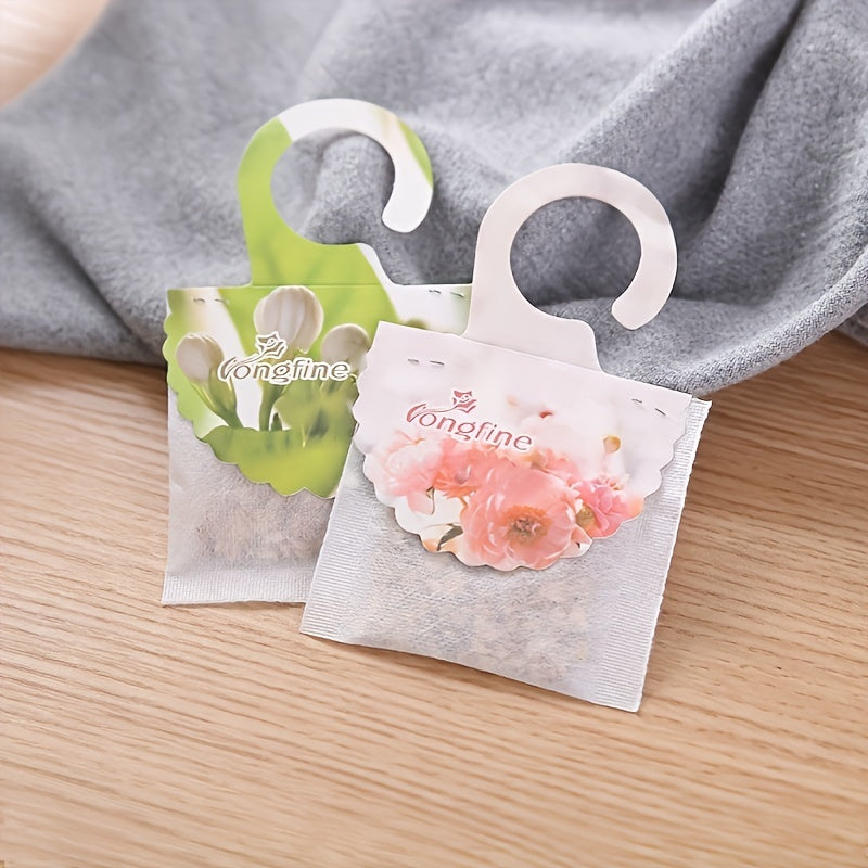 20pcs Fragrant Wardrobe Sachets for Odor Elimination and Freshening