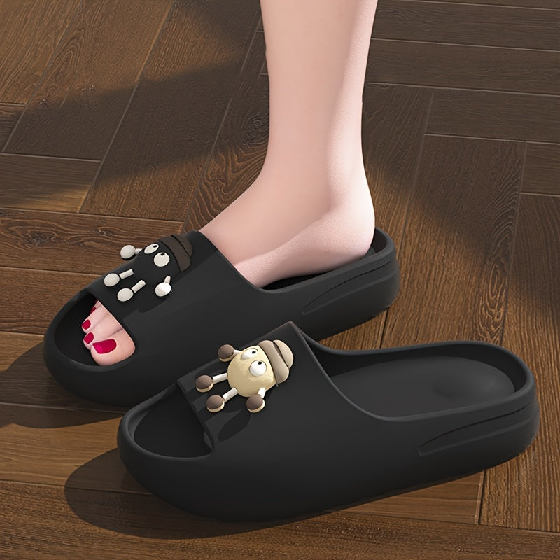 Women's EVA Slides Ultra-Soft Quick-Dry Indoor Outdoor Solid Color