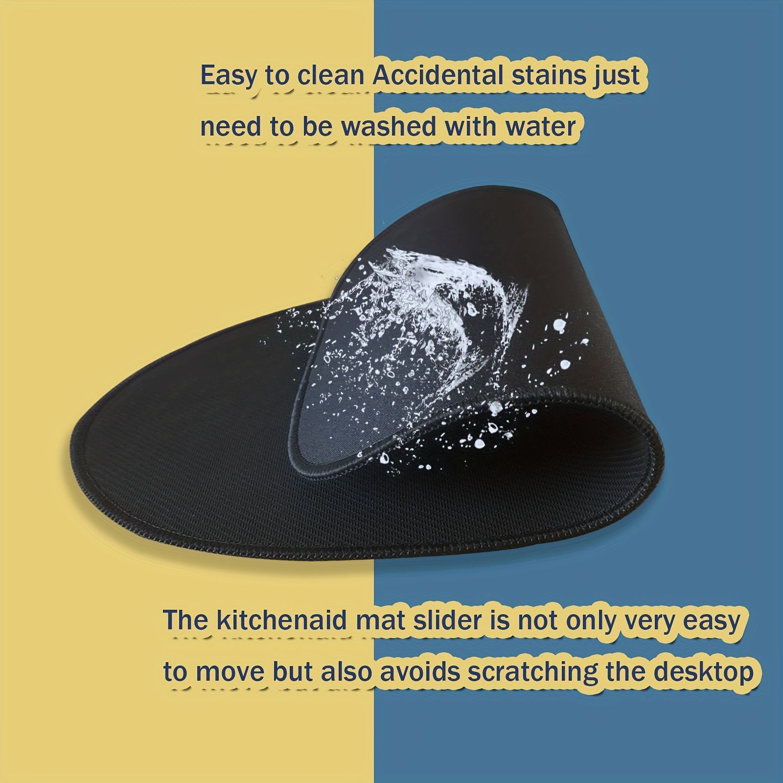 Sliding Mat for Stand Mixer, Non-Slip Gel Pads for 5-8 Qt Bowls