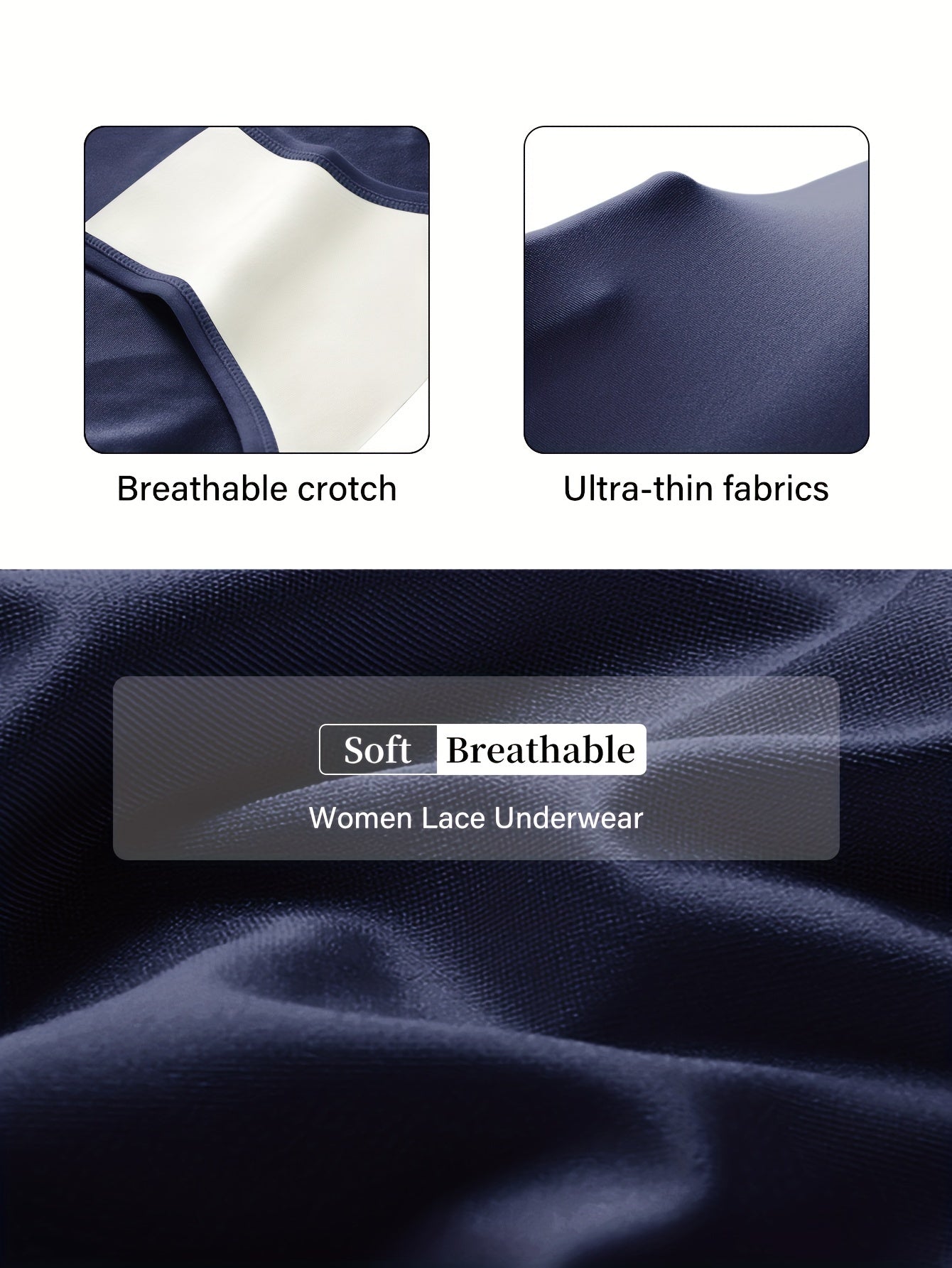 High-Waisted Mesh Panties for Women Tummy Control Butt Lifting Seamless Briefs