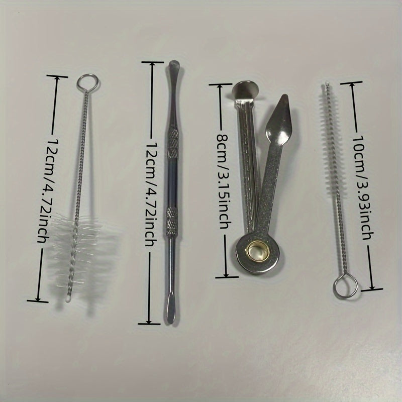 3-in-1 Quvvatli truba tozalash to'plami metallik ko'p funksiyali tozalash asboblari uy uchun