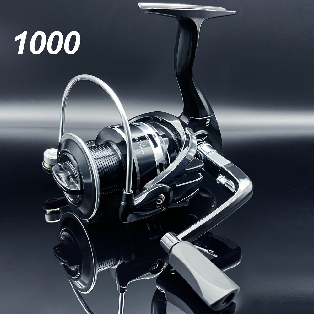 Spinning Reel 1000-7000 Series Saltwater and Freshwater with Metal Cup and Folding Rocker Arm
