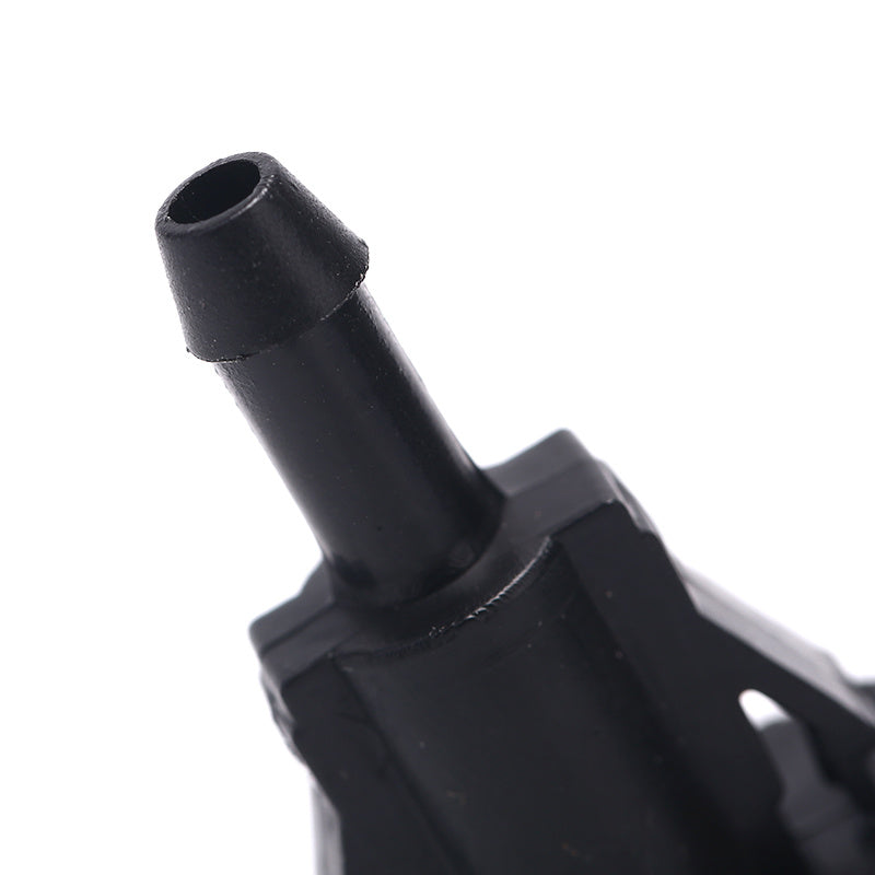 2pcs Black Plastic Windshield Wiper Washer Nozzles for Cars Durable Self-Lubricating