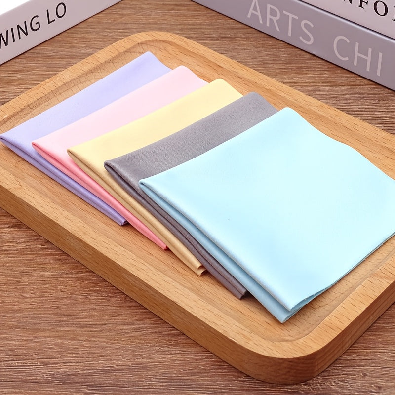 Microfiber Cleaning Cloths Set of 10 Thick Soft Deerskin Material for Glasses Jewelry Watches