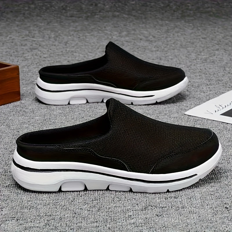 Men's Slip-On Sports Sandals Breathable Mesh Casual Indoor Outdoor Shoes