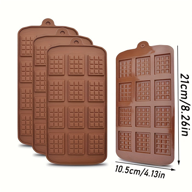 Silicone Chocolate Mould 12 Grids for Pastry Candy and Cookies Baking Tool