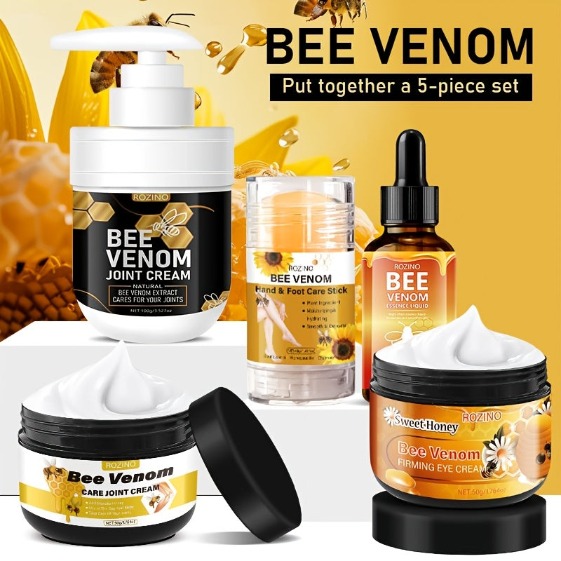 Bee Venom Joint Care Set 5pcs Hypoallergenic Moisturizing Aloe Vera Salicylic Acid Unisex