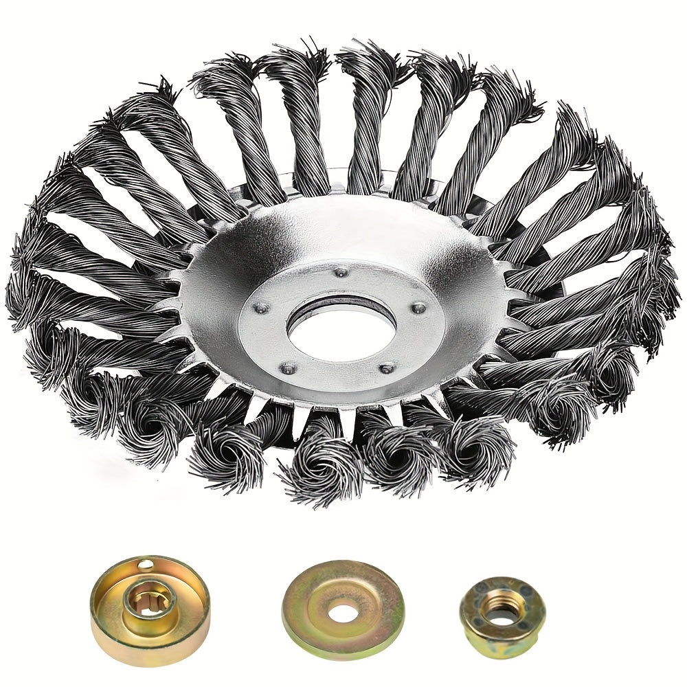 Cuchillas de alambre de acero para cortacésped de 6/8 pulgadas con articulación giratoria piezas de recambio