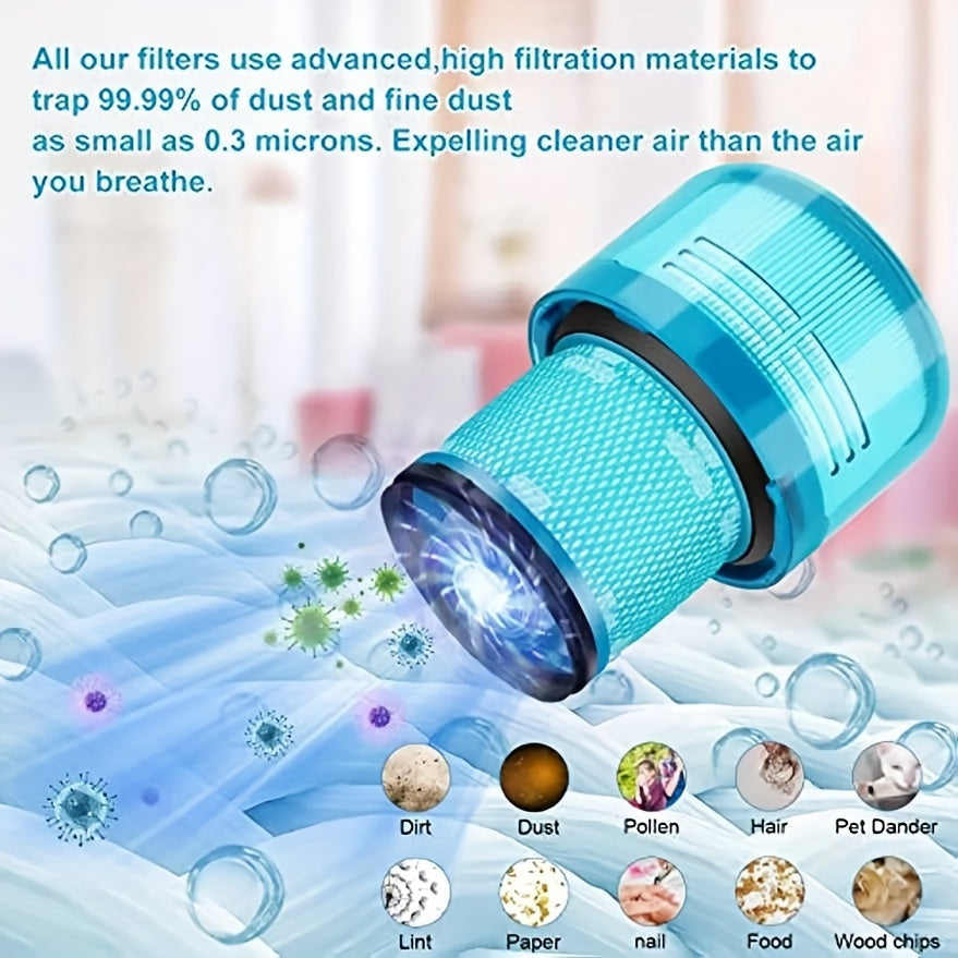 Dyson V15 Detect, V15 Detect, V11 Torque Drive, V11 Animal va SV14 simsiz tozalovchi uchun uchta vakuum tozalovchi aksessuar, ikkita filtr va bitta g'oz boshli cho'tka.