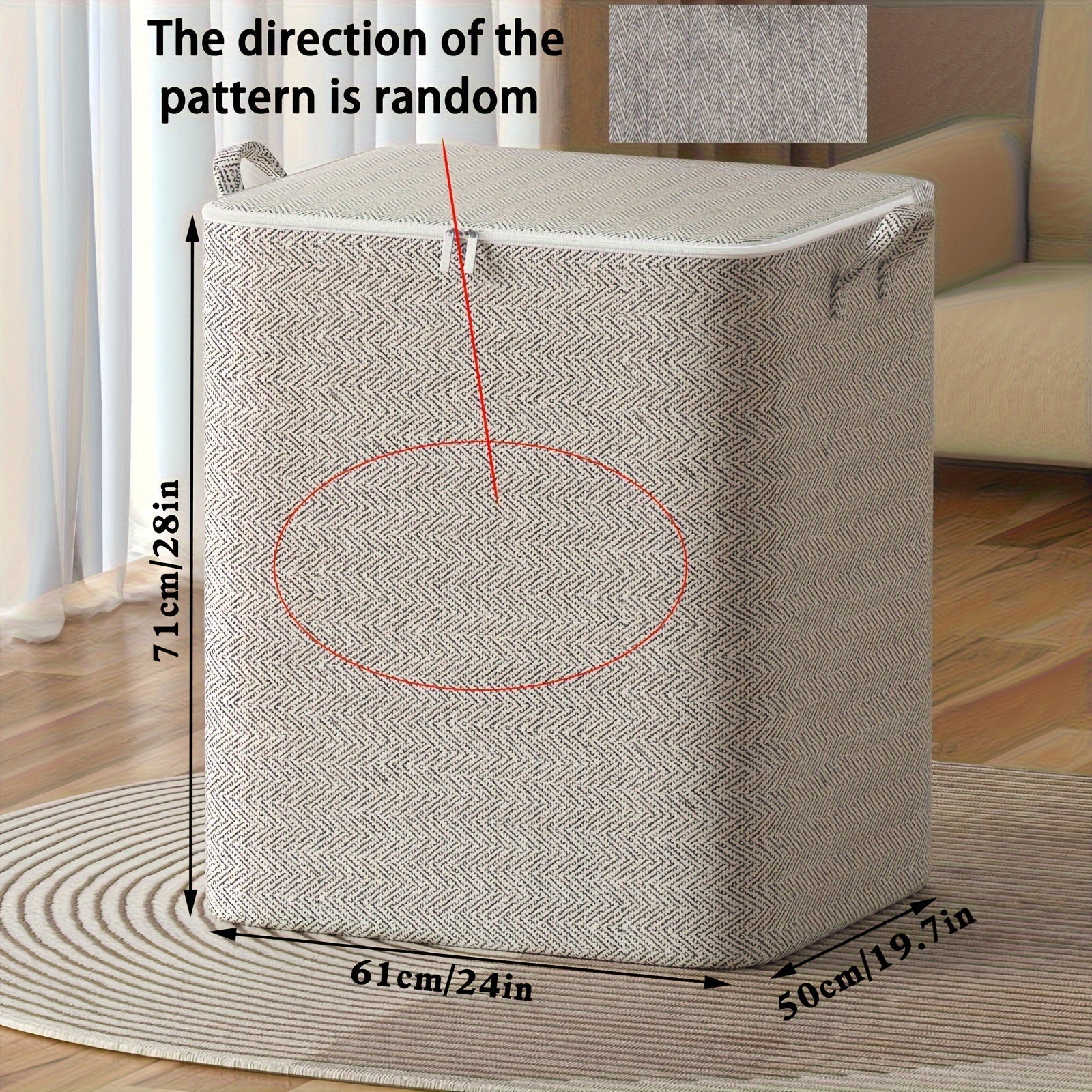 Dustproof Storage Bag for Wardrobe Clothes Quilts Toys Organizing