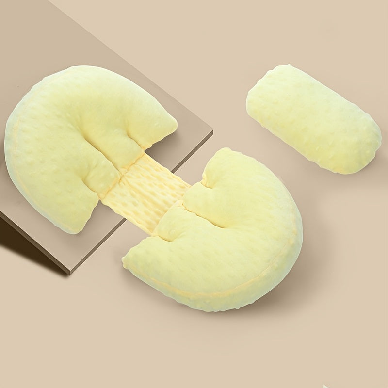 Homiladorlik uchun onalik yostiq, Qorin, bel va orqa uchun yonma-yon yotish qo'llab-quvvatlashi, Kichik yostiqni o'z ichiga oladi