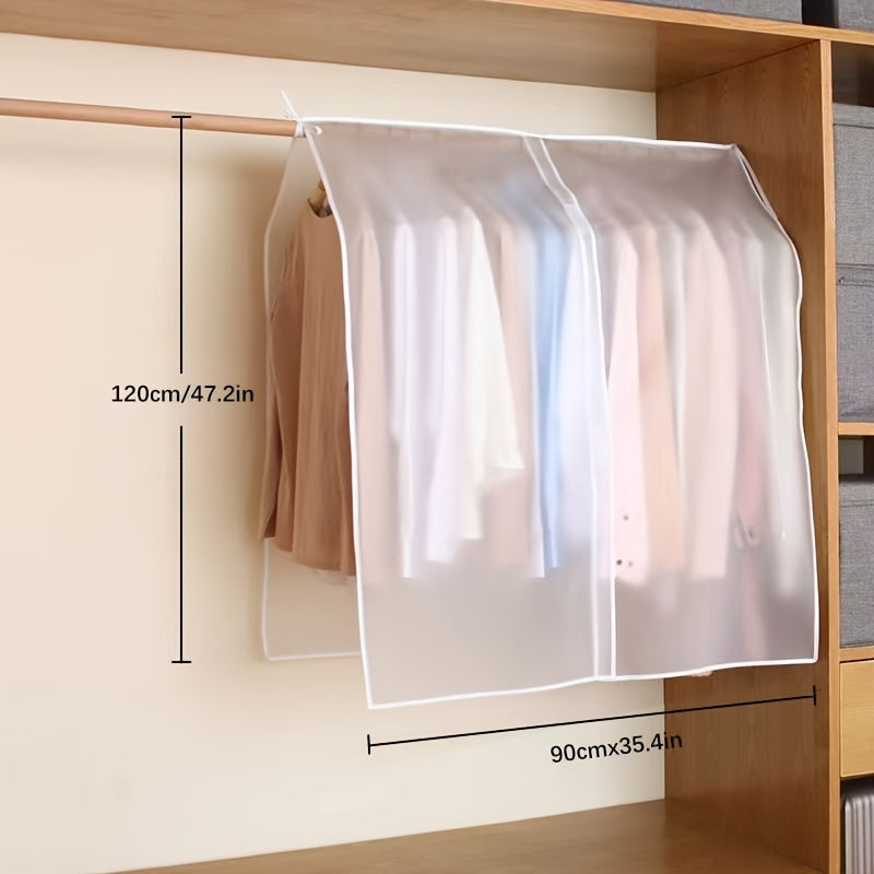 Kiyim-kechak saqlash qopqog'i to'plami ko'ylaklar, kiyimlar, palto, shkaf tashkilotchisi uchun