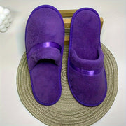 Zapatillas de felpa de coral para mujer, casuales, con slip-on, suela antideslizante de EVA, para interior, comodidad