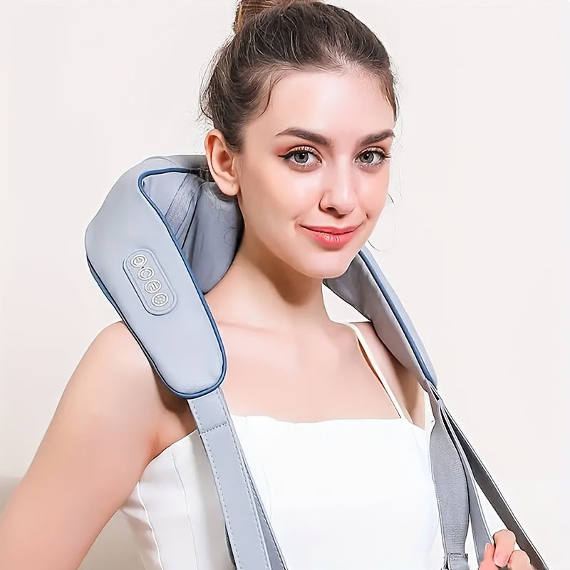 26W Isitiladigan Massaj Shal - USB Qayta Zaryadlanadigan, To'liq Tana Yengilligi uchun Ergonomik Dizayn, Moslashtiriladigan Tasmalar, Portativ, Mustahkam, Qulay Kiymak.