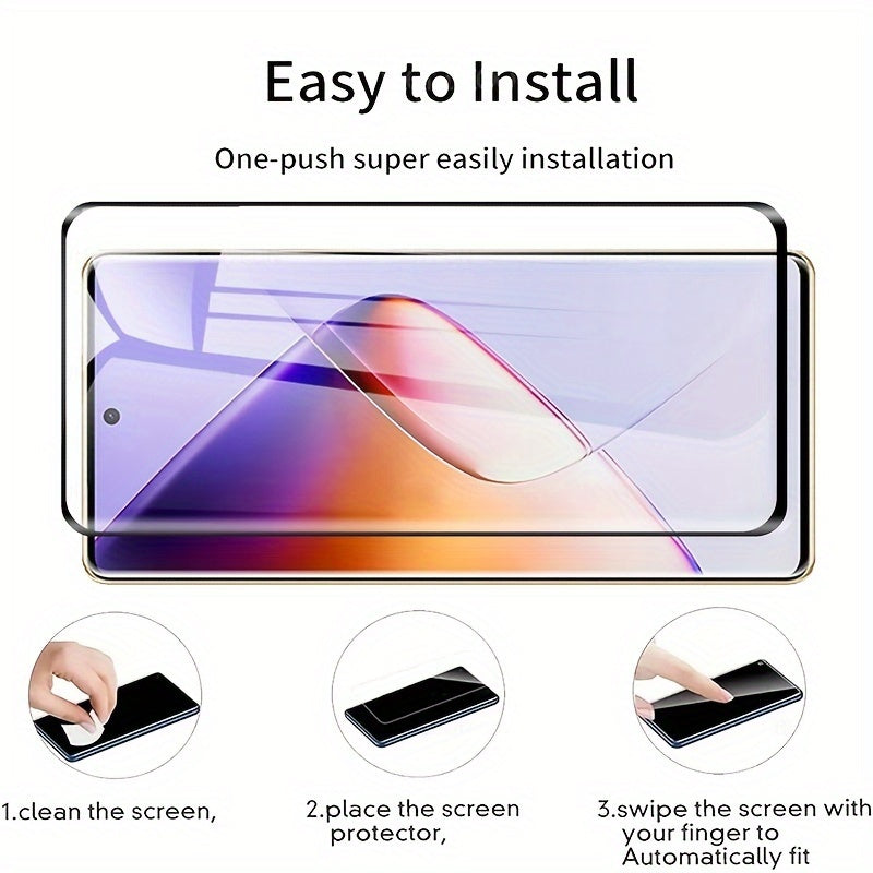 2 шт. защитное стекло с изогнутым краем 3D закаленное для серии Note 30 40