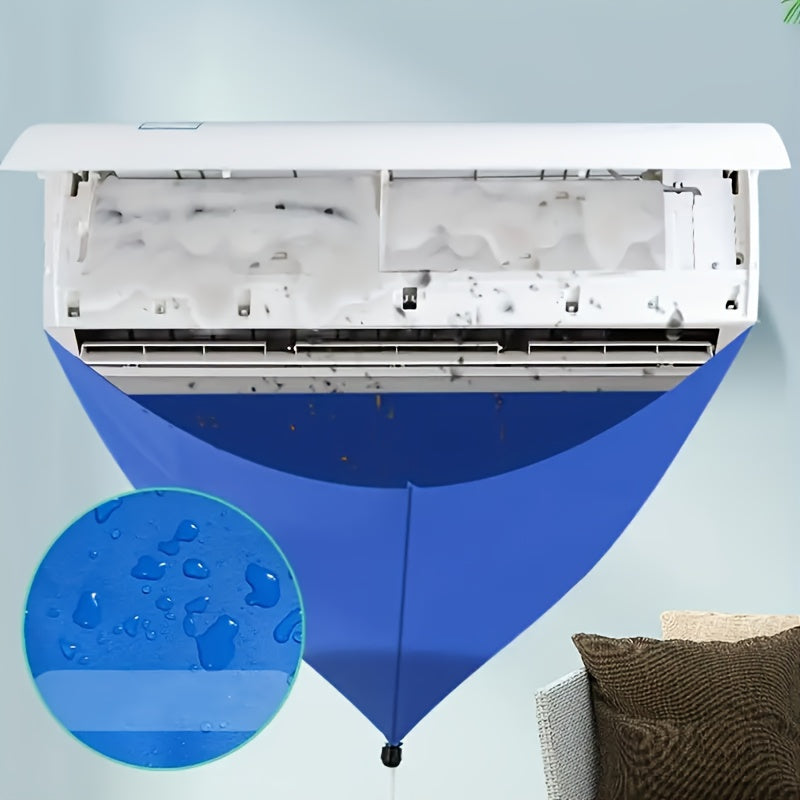 Kit de limpieza de aire acondicionado de tres piezas para unidades empotradas en la pared con herramienta de bolsa de agua