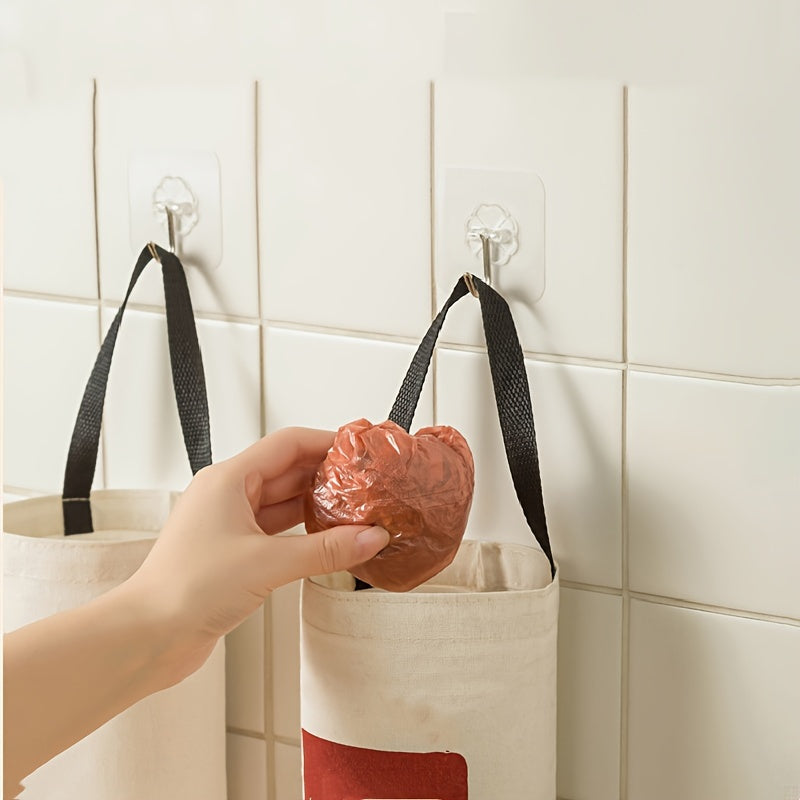 Cartoon Wall Hanging Garbage Bag Holder Storage Bag for Kitchen Organizing