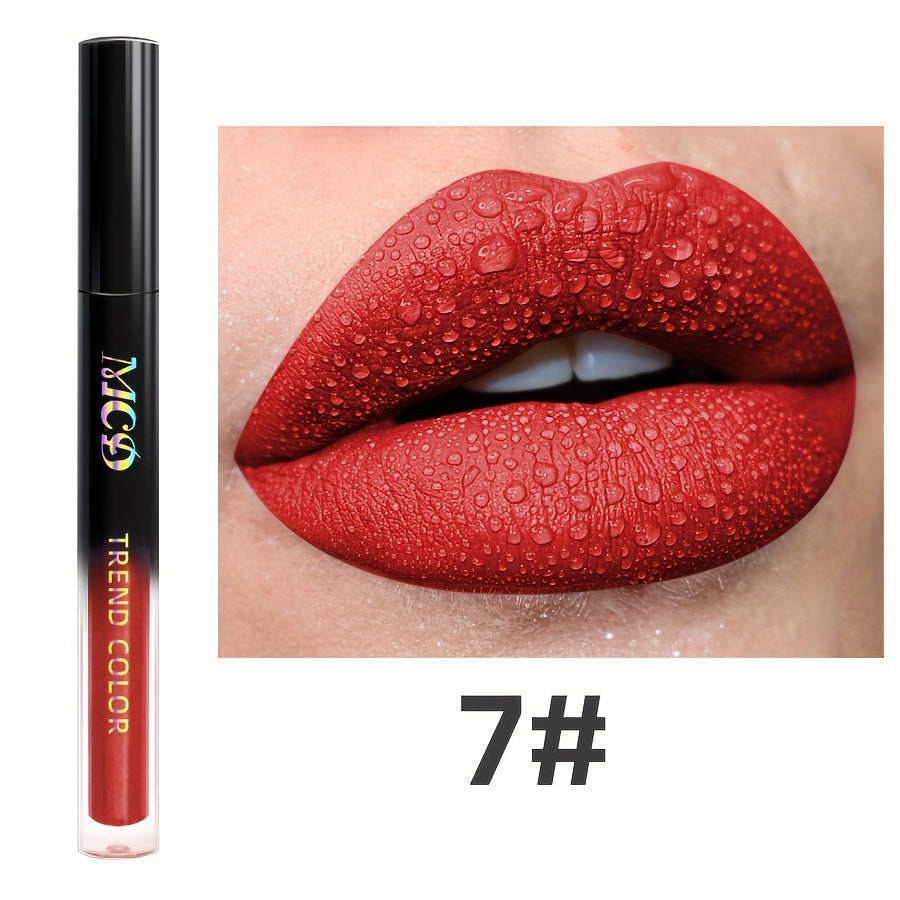 Women Long Lasting Waterproof Lip Gloss Lip Oil Lipstick Moisturizing