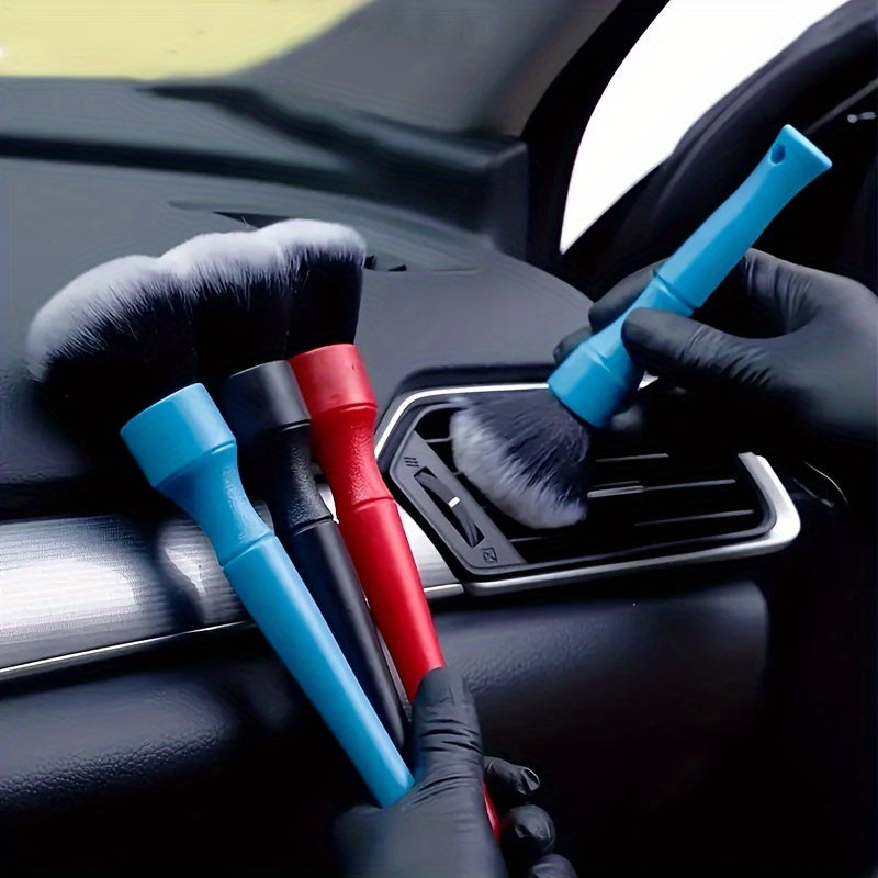 Cepillo de limpieza para interiores de coche de fibra sintética ultra suave universal