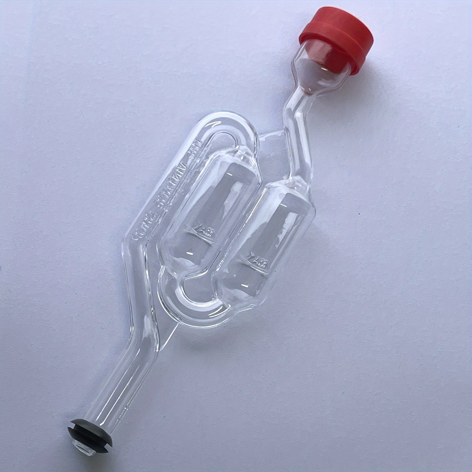 Home Brewing Fermentation Airlock Kit for Wine and Beer Making with Twin Bubble Airlock and Grommet