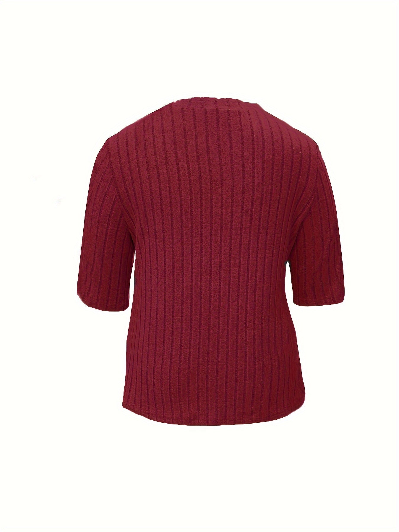 Plus Size Women's Solid Color Open Front Cardigan Fall Spring Knitwear