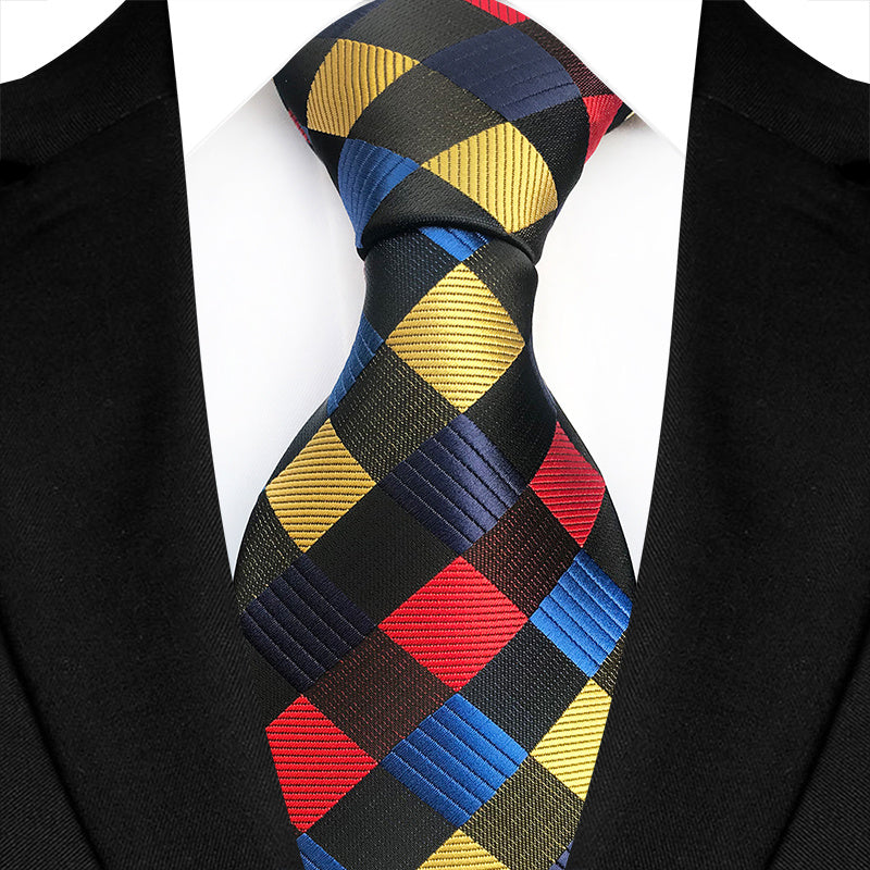 Men's Paisley Waist Flower Tie for Formal Business and Casual Wear