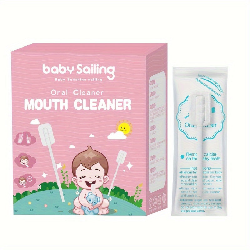 30 Pack Disposable Tongue Cleaners Soft Oral Care Toothbrushes for Adults and Children White