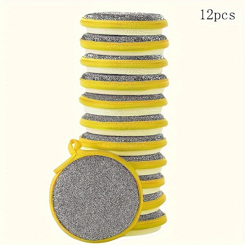 Double-Sided Cleaning Sponge Set for Kitchen, Household, Hotel, and Apartment Use