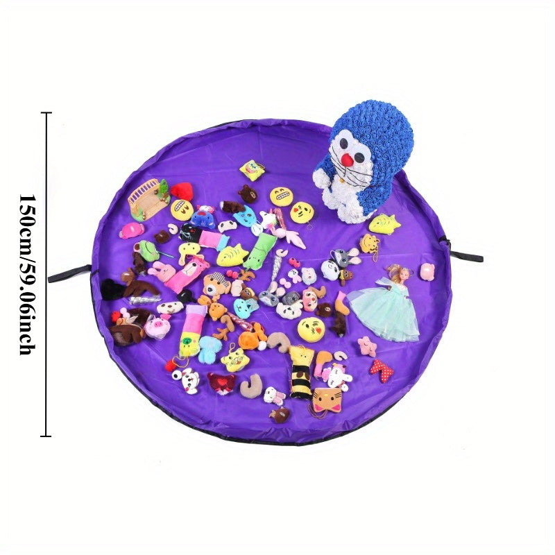 Large Polyester Toy Storage Bag for Kids Clothes and Toys for Moving and Outdoor Play