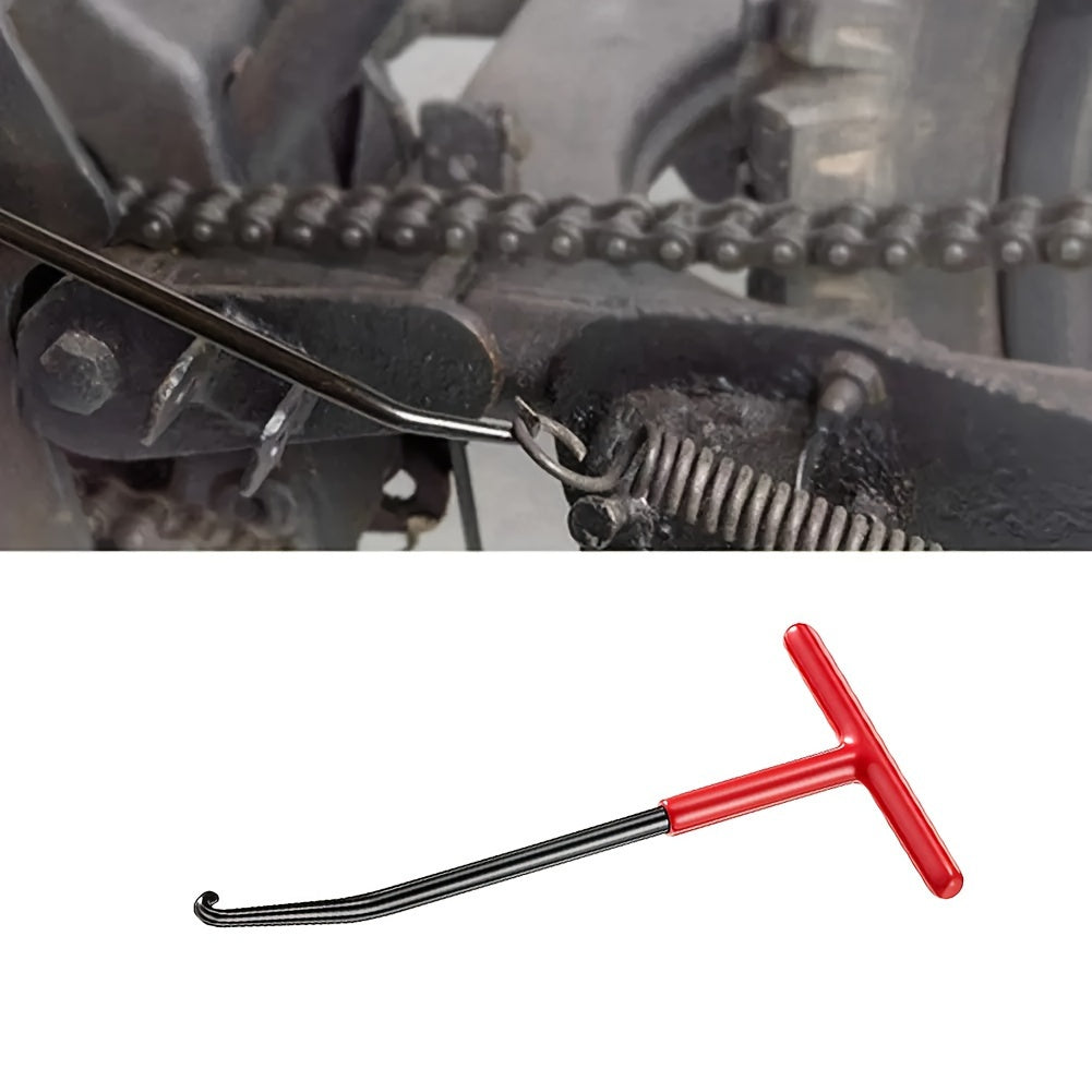 Motorcycle Exhaust Pipe Spring Pull Hook T-Shaped Disassembly Tool
