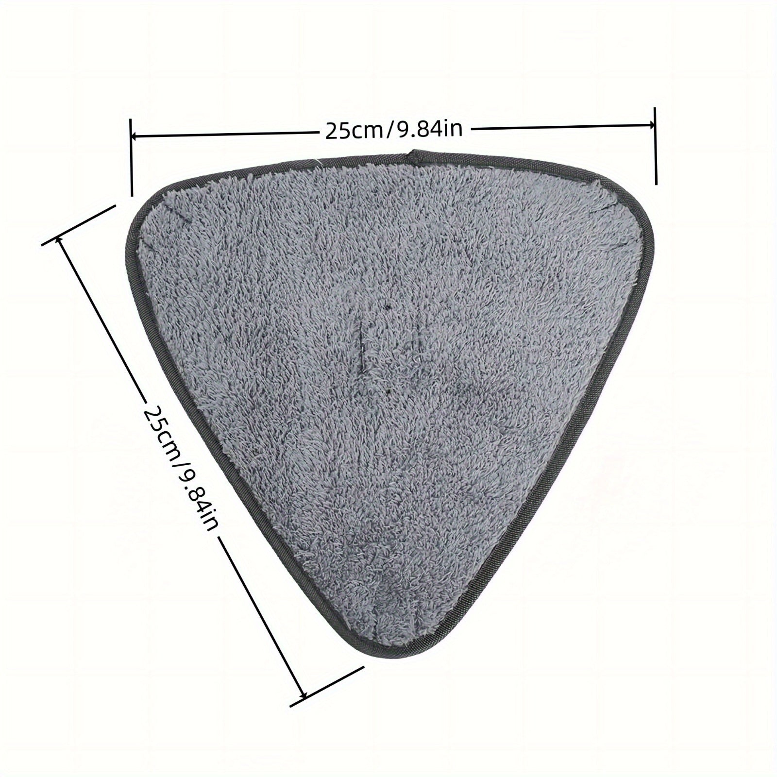 Треугольная гибкая насадка для швабры с супер тонкой волокнистой тканью для легкой уборки углов