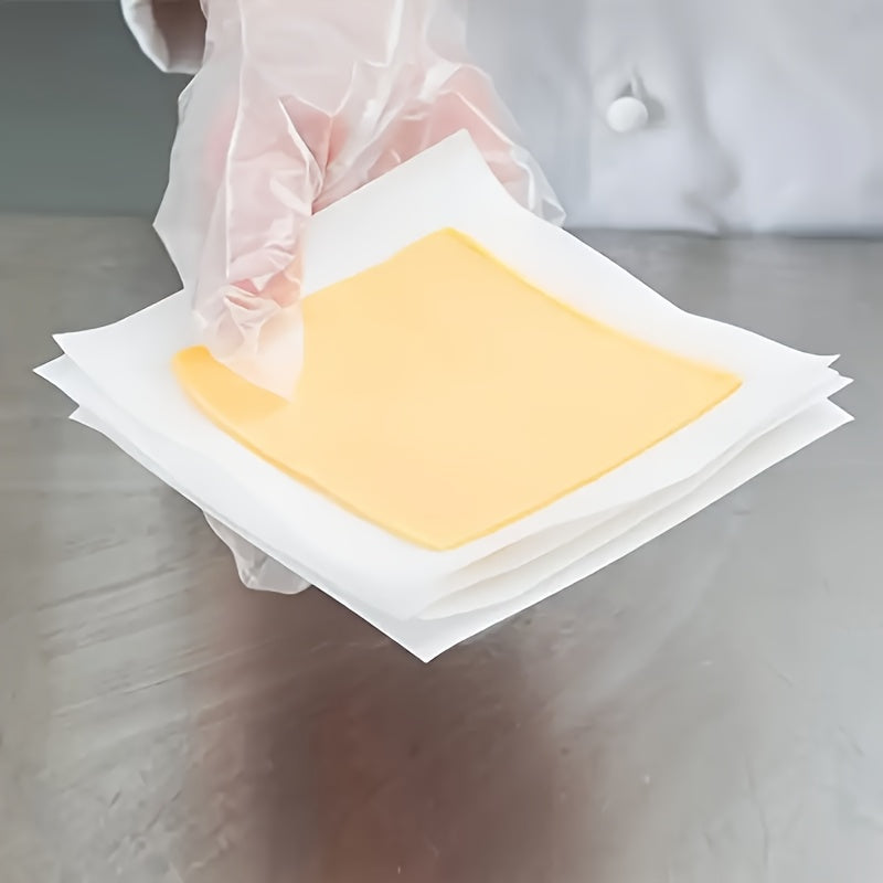 100-Pack Butcher Paper Squares for Burgers Baking BBQ Freezing Non-Stick Waterproof