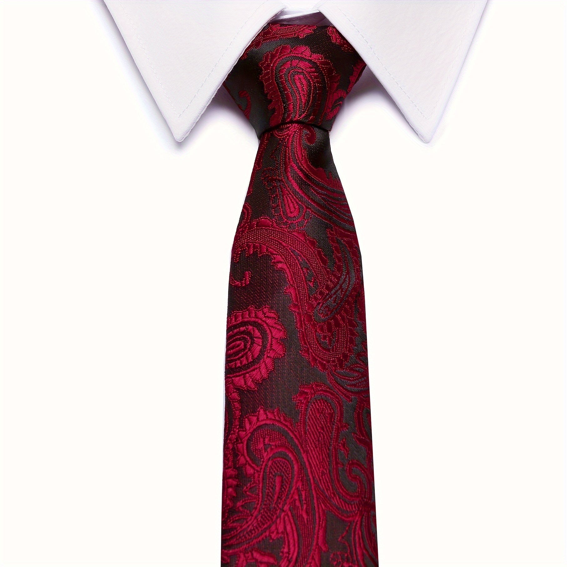 Men's Retro Elegant Patterned Tie for Casual and Formal Wear